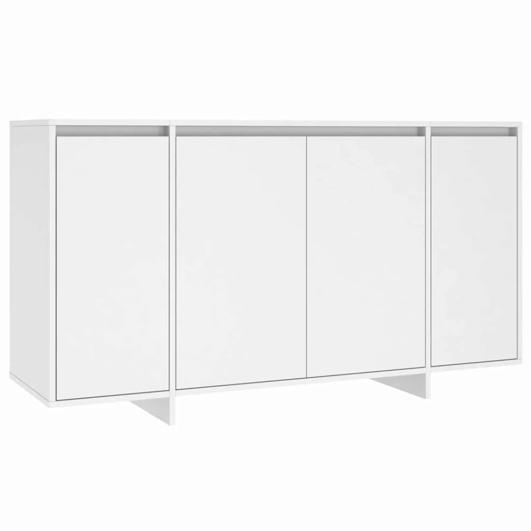 Sideboard Weiß 135x41x75 Cm Spanplatte günstig online kaufen