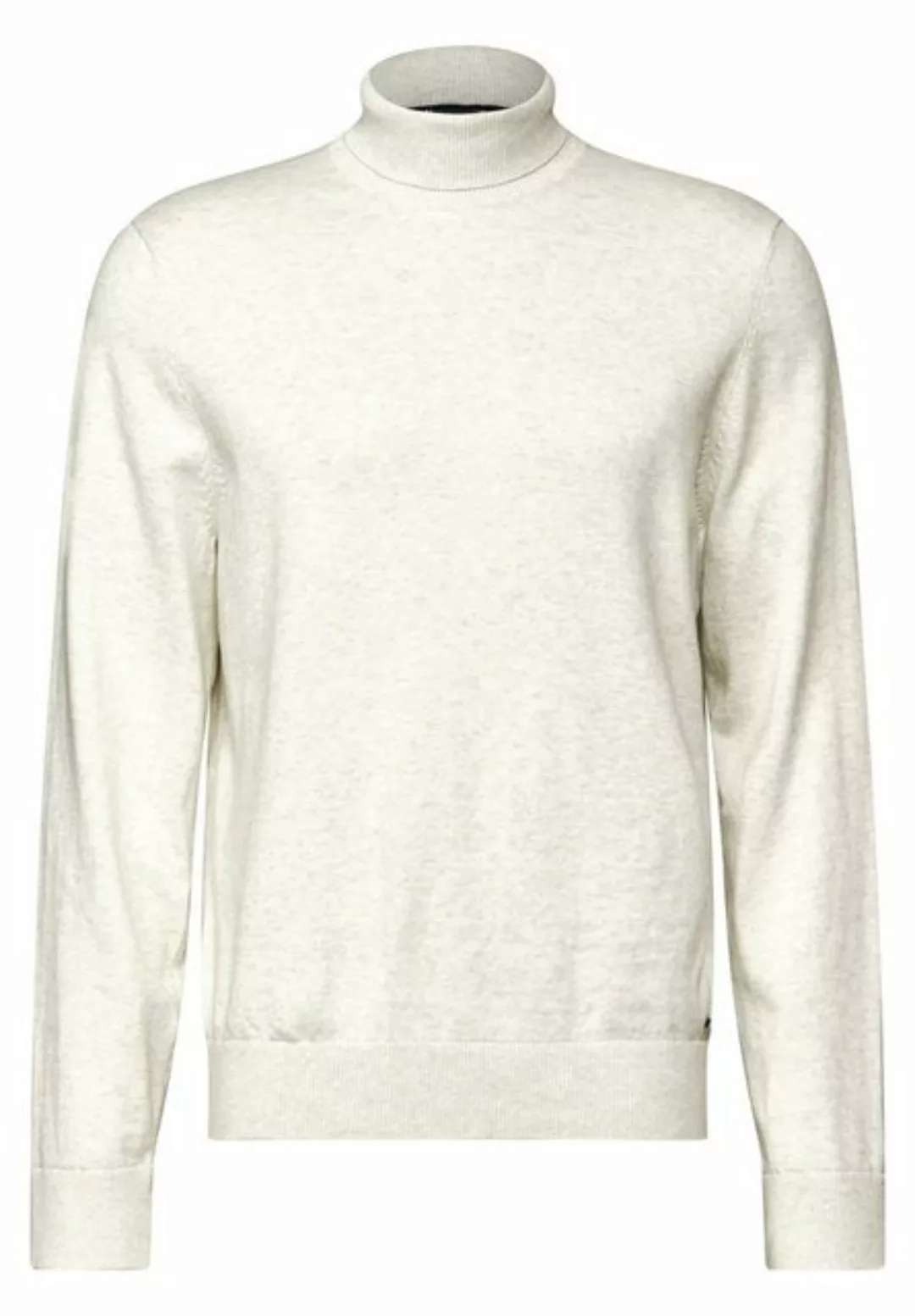 STREET ONE MEN Rollkragenpullover, aus reiner Baumwolle günstig online kaufen