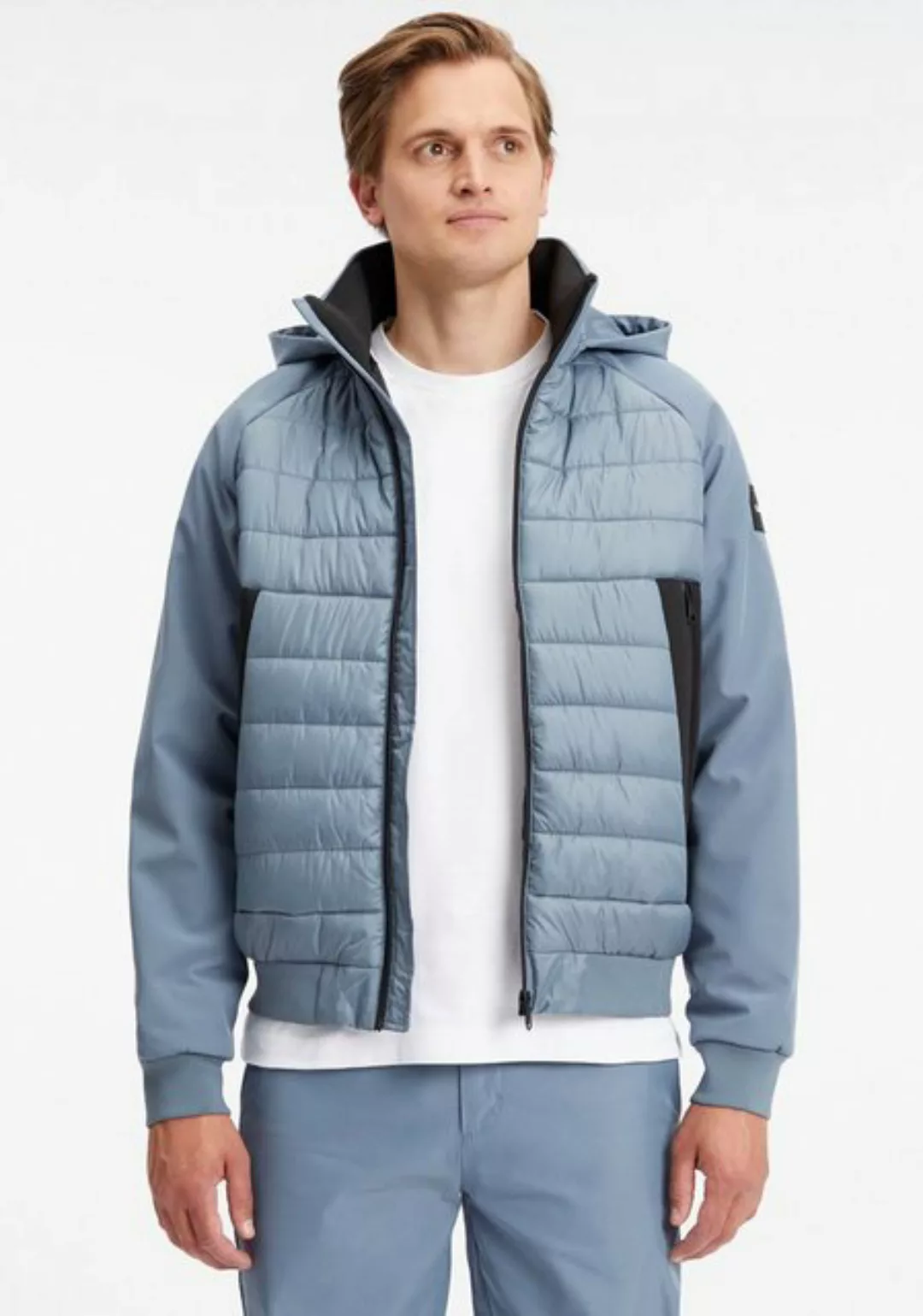 Calvin Klein Steppjacke ESSENTIAL MIX MEDIA JACKET mit abnhembarer Kapuze günstig online kaufen