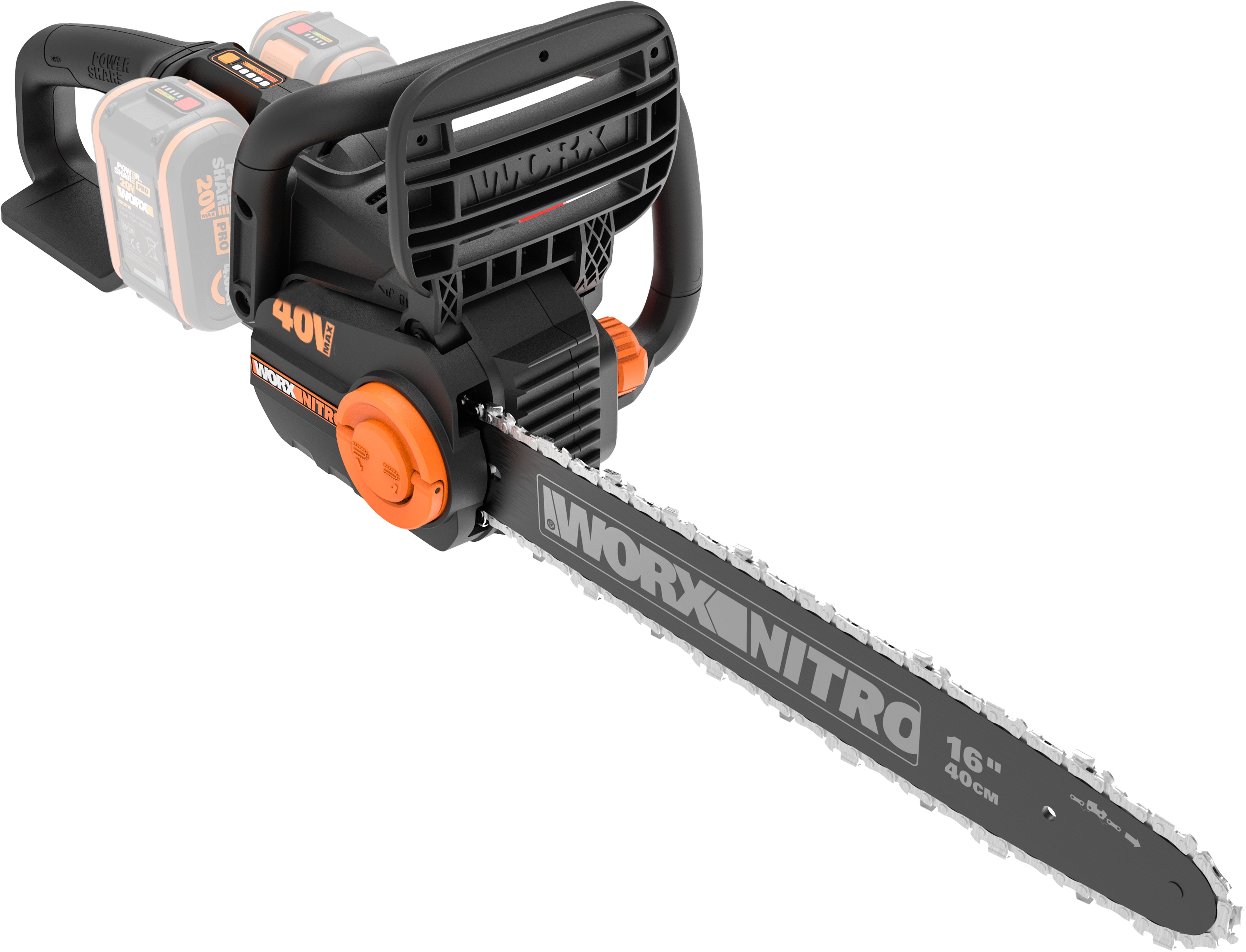 Worx Akku-Kettensäge WG385E.9 NITRO, 40 cm günstig online kaufen