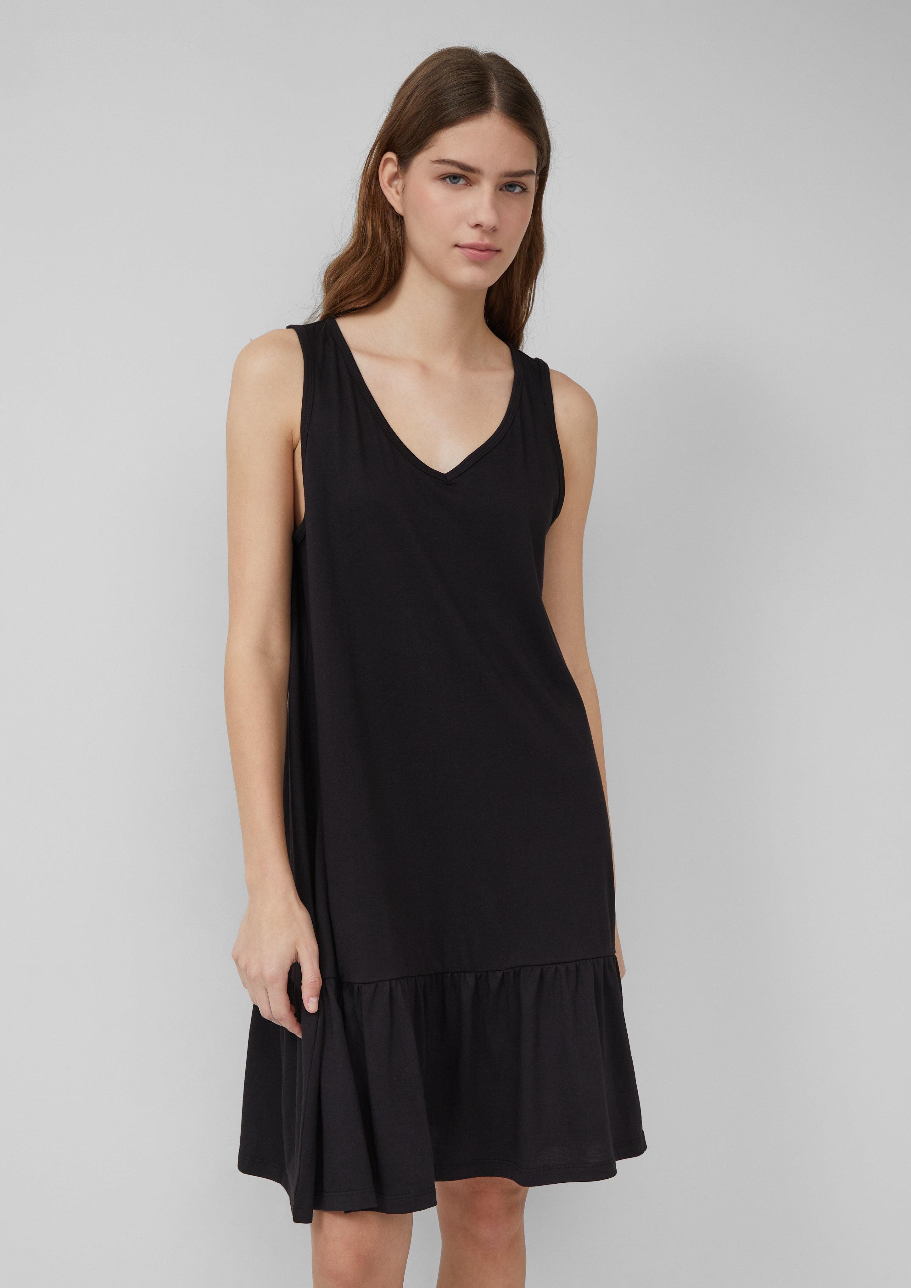 s.Oliver Midikleid - Mini-Kleid mit V-Ausschnitt und günstig online kaufen