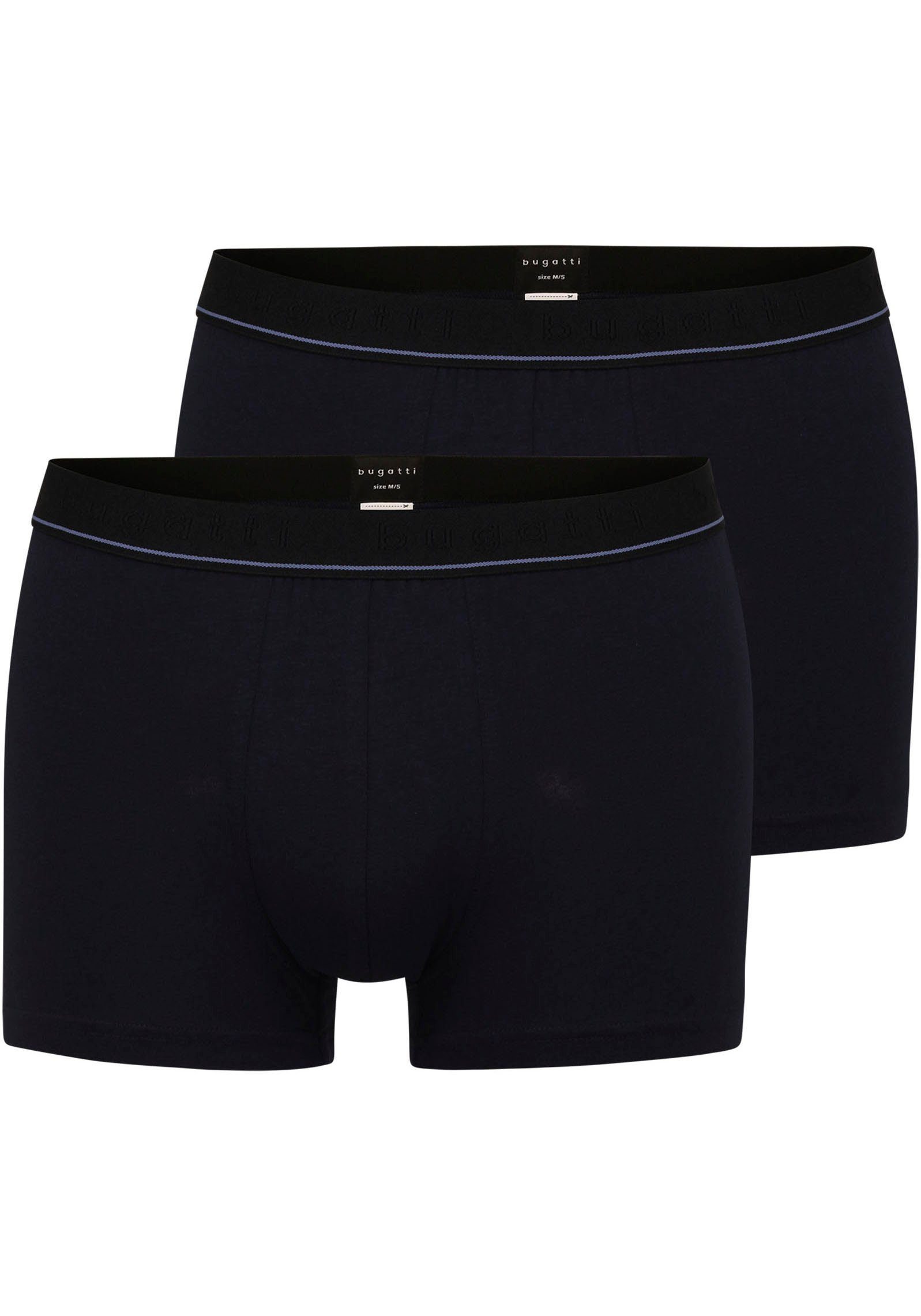 bugatti Boxer "Rom", (2er Pack), weich, basic, eng, atmungsaktiv, breiter B günstig online kaufen