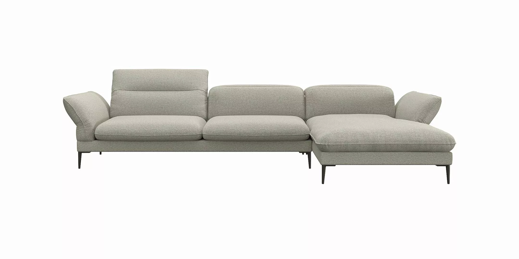 FLEXLUX Ecksofa »Salino, Funktionssofa mit Recamiere, Relaxsofa, Ecksofa«, günstig online kaufen