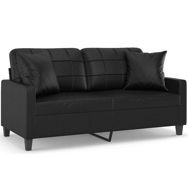 vidaXL Sofa Sofa Kunstleder mit Zierkissen, 140 cm günstig online kaufen