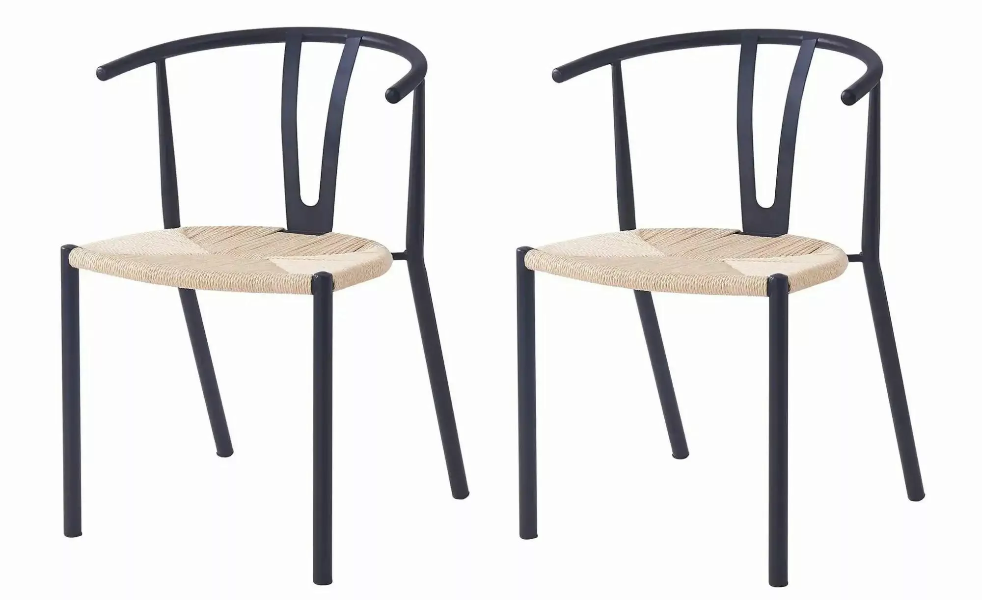 Stuhl 2er-Set  Suki ¦ schwarz ¦ Maße (cm): B: 50,5 H: 78,5 Stühle > Esszimm günstig online kaufen