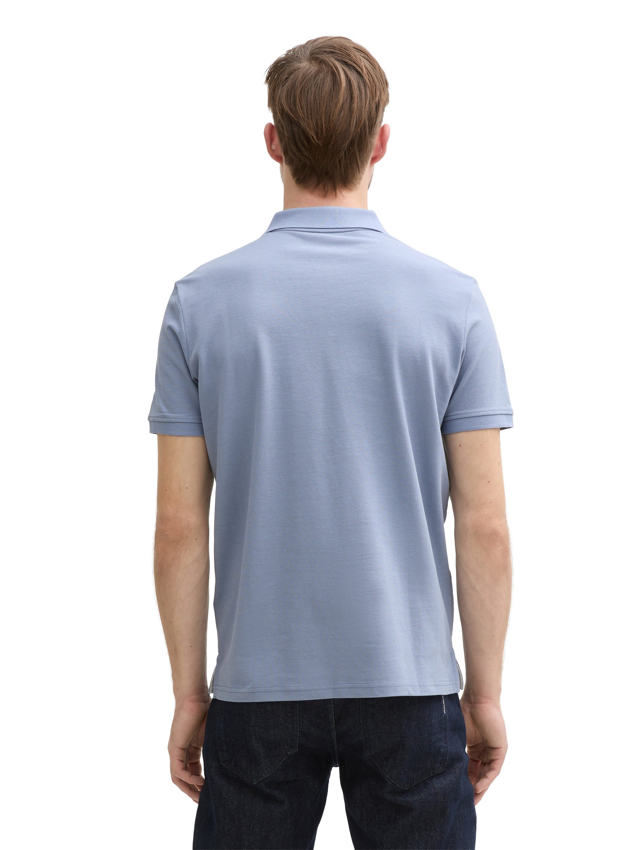 TOM TAILOR Poloshirt mit farblich hervorgehobener günstig online kaufen