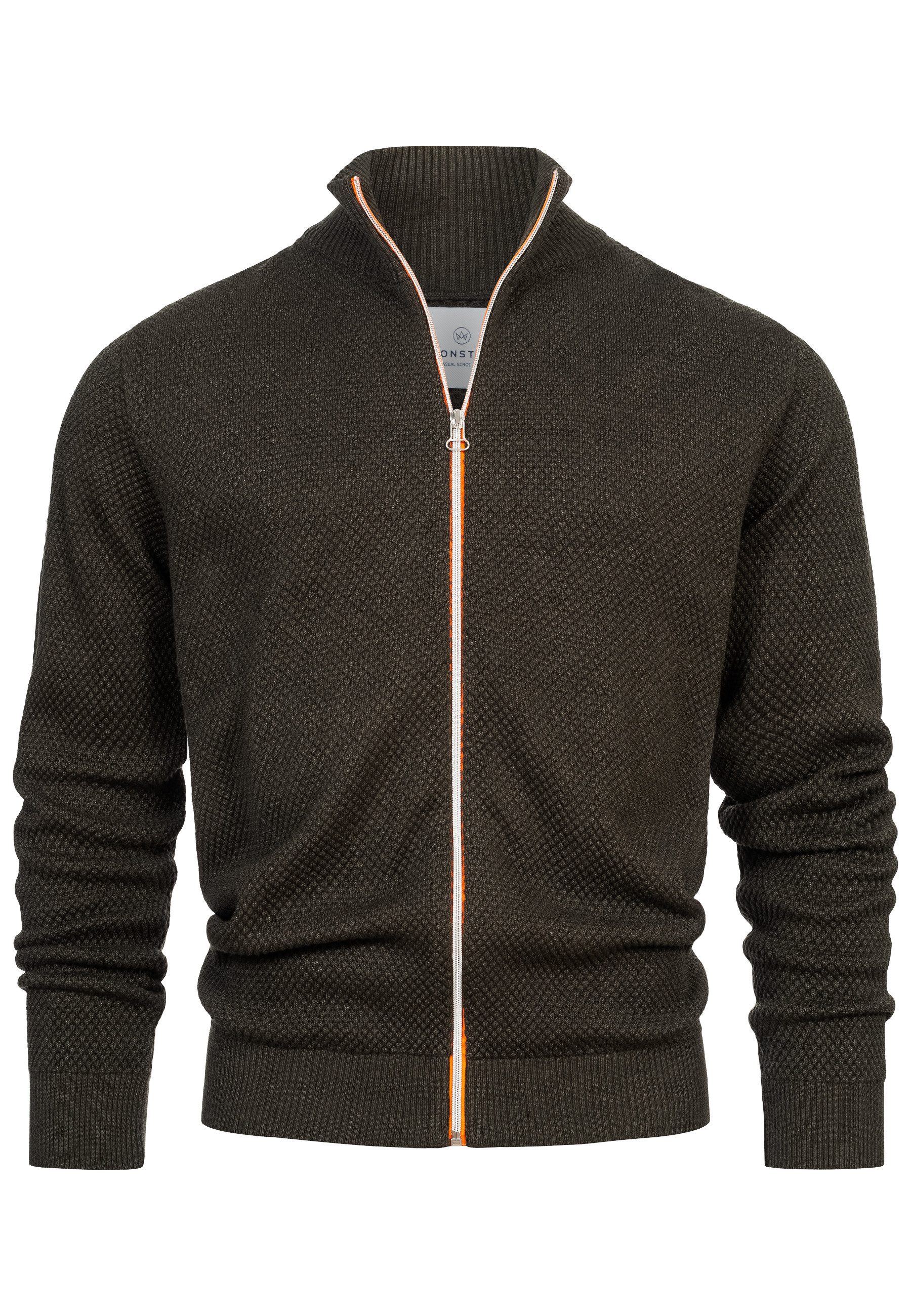 Kronstadt Sweatjacke KSErik Zip Feinstrickjacke mit günstig online kaufen