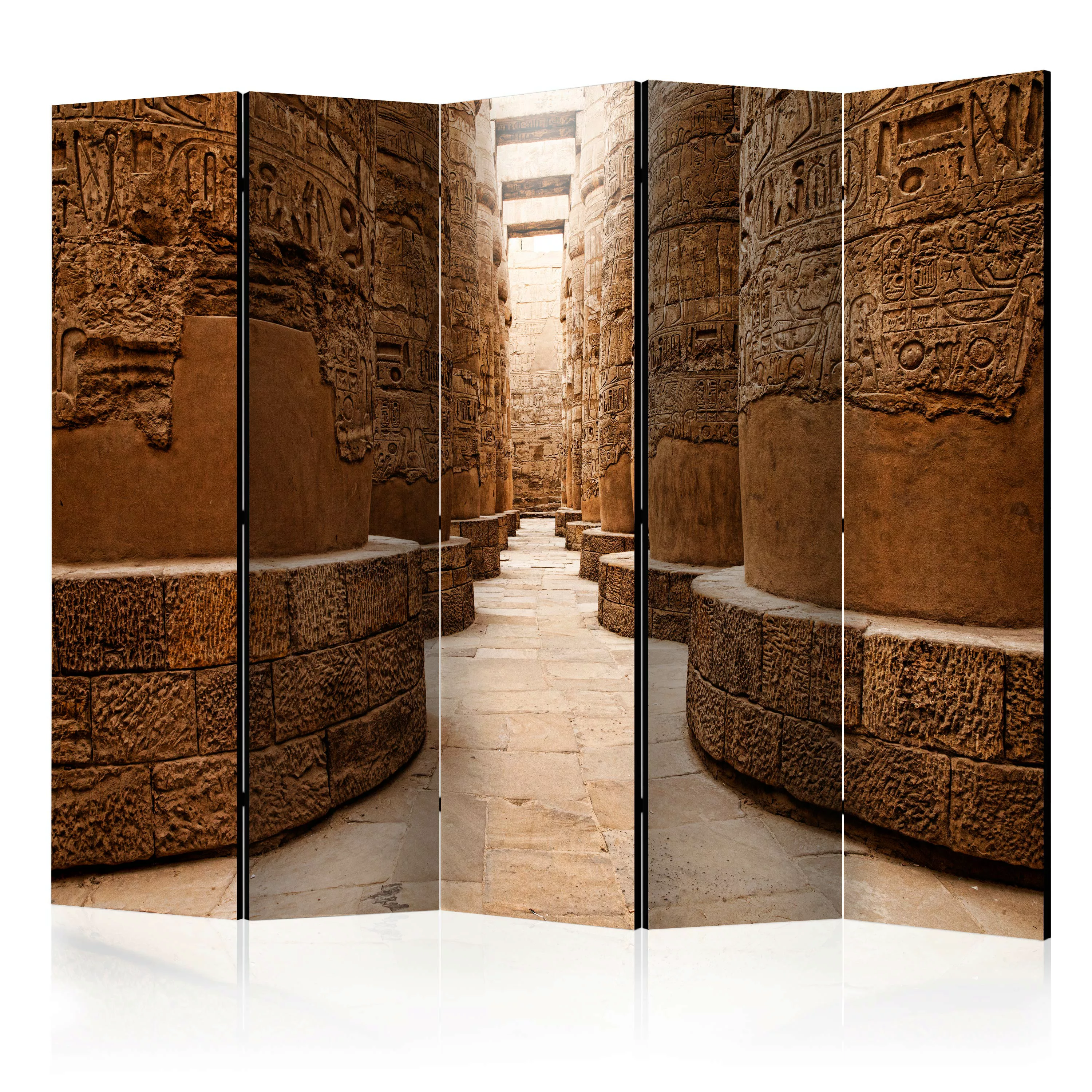 5-teiliges Paravent - The Temple Of Karnak, Egypt Ii [room Dividers] günstig online kaufen