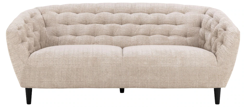 ACTONA GROUP 3-Sitzer "Ria", Chenille beige, mit Taschenfederkern, 191x84x7 günstig online kaufen