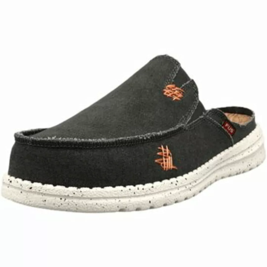 Step By Step  Herrenschuhe Slipper JIM-WASHED CANVAS-BLACK günstig online kaufen