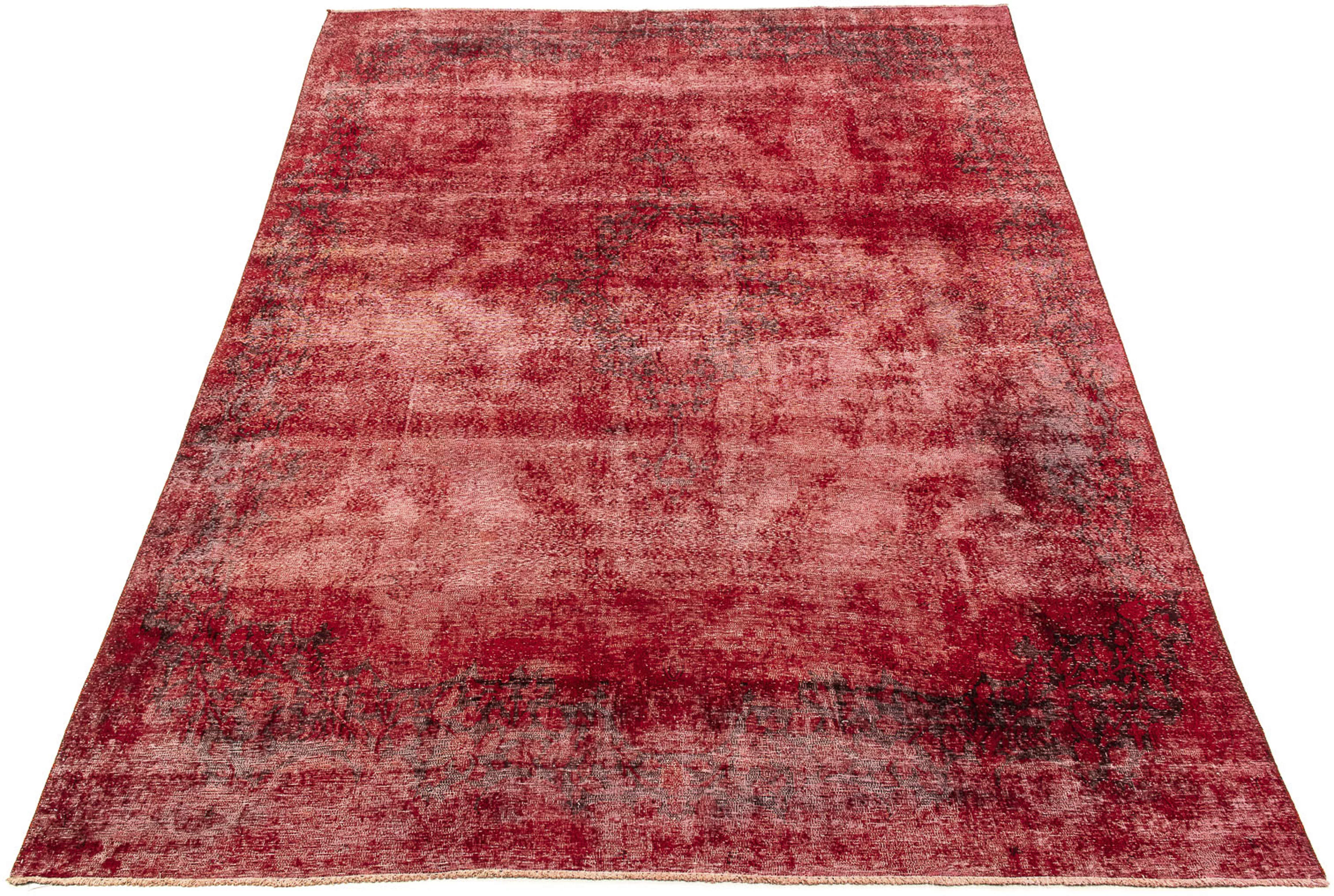 morgenland Teppich »Vintage - 385 x 265 cm - dunkelrot«, rechteckig, Wohnzi günstig online kaufen