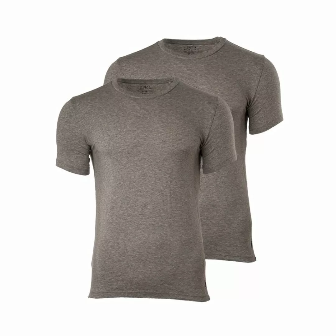 POLO RALPH LAUREN 2er Pack Herren T-Shirts Rundhals Shirt Halbarm - Grau günstig online kaufen