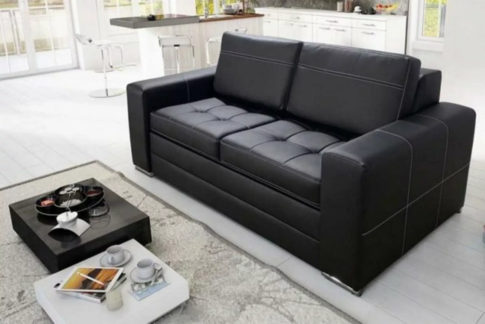 JVmoebel Sofa Design Polster Modern 100% Textil Stoff Modern Zweisitzer, Ma günstig online kaufen