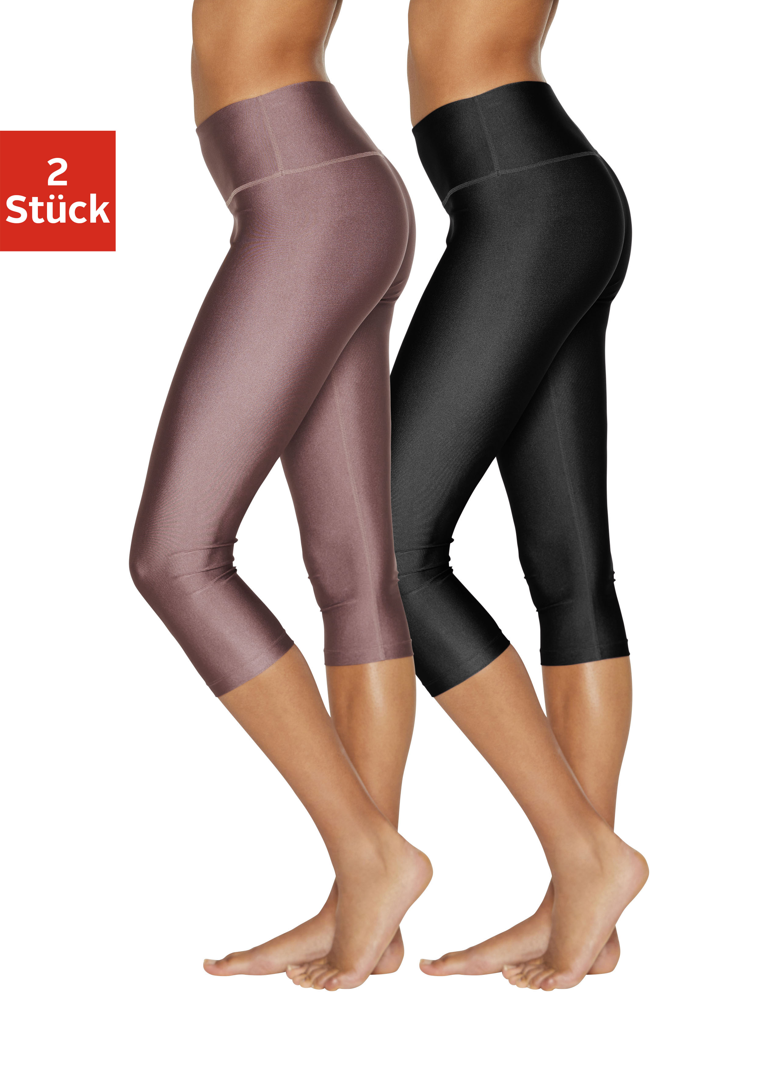 LASCANA Caprihose, (2er-Pack) günstig online kaufen