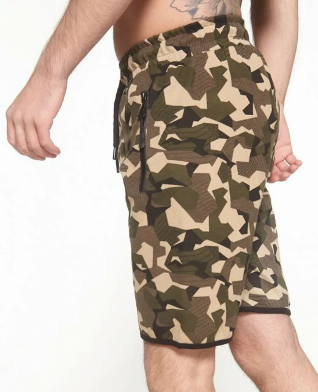 John Kayna Shorts Herren Jogging Hose Jogger Streetwear Camouflage (Kurze H günstig online kaufen