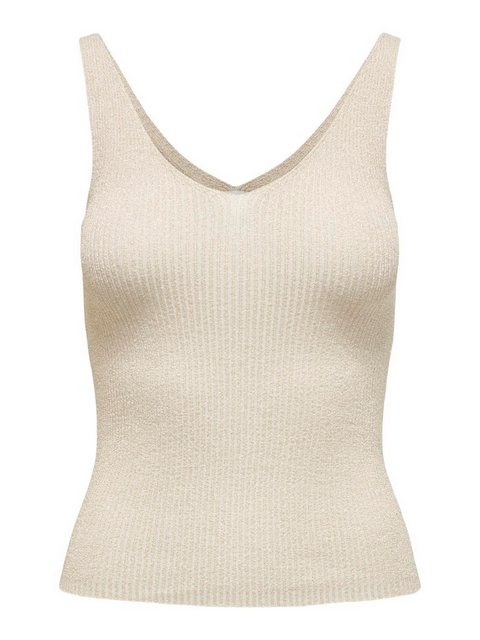 JACQUELINE de YONG Shirttop Tank Top V-Ausschnitt Ärmellos Geripptes Design günstig online kaufen