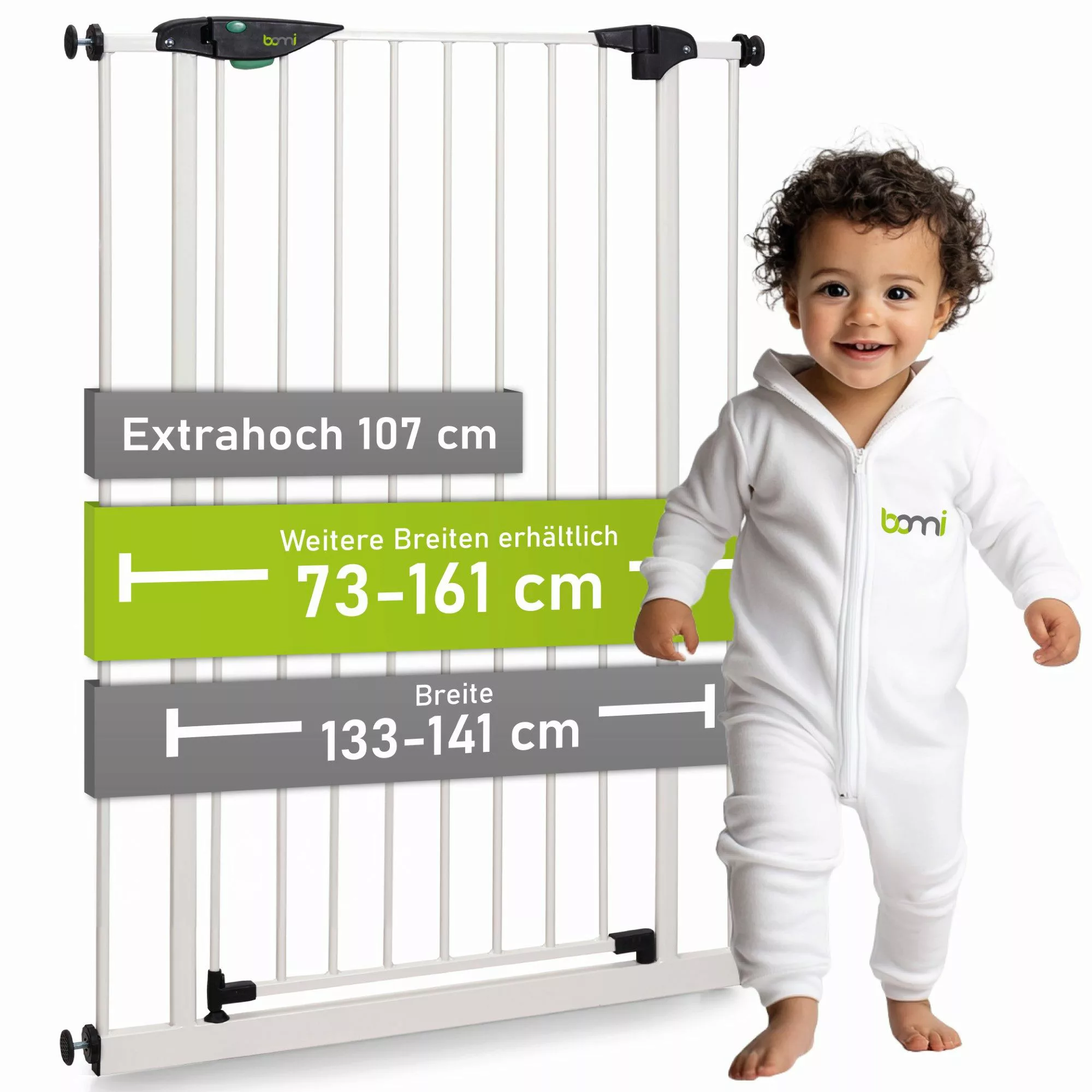 BOMI Türschutzgitter Kinderschutzgitter Extra Hoch Mira günstig online kaufen