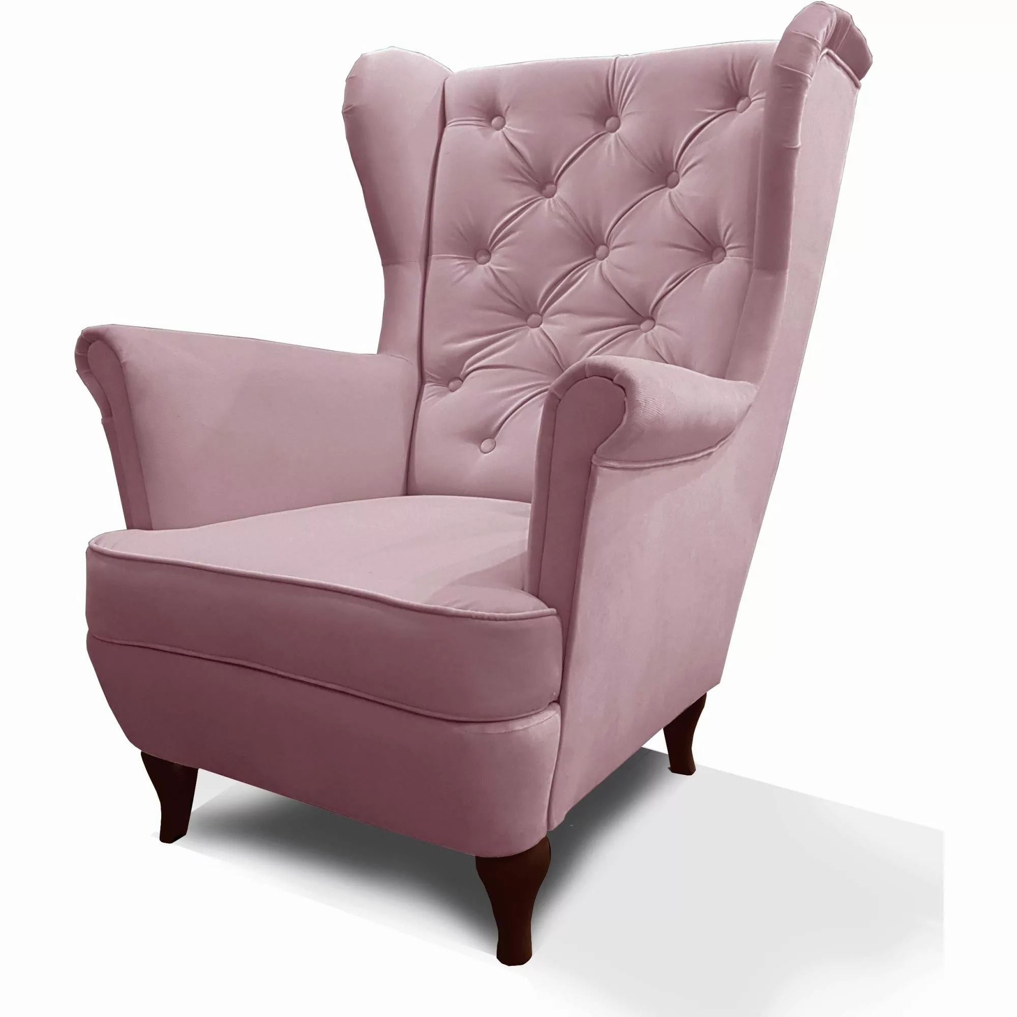 Beautysofa Ohrensessel Sessel FALCO Chesterfield Wohnzimmersessel günstig online kaufen