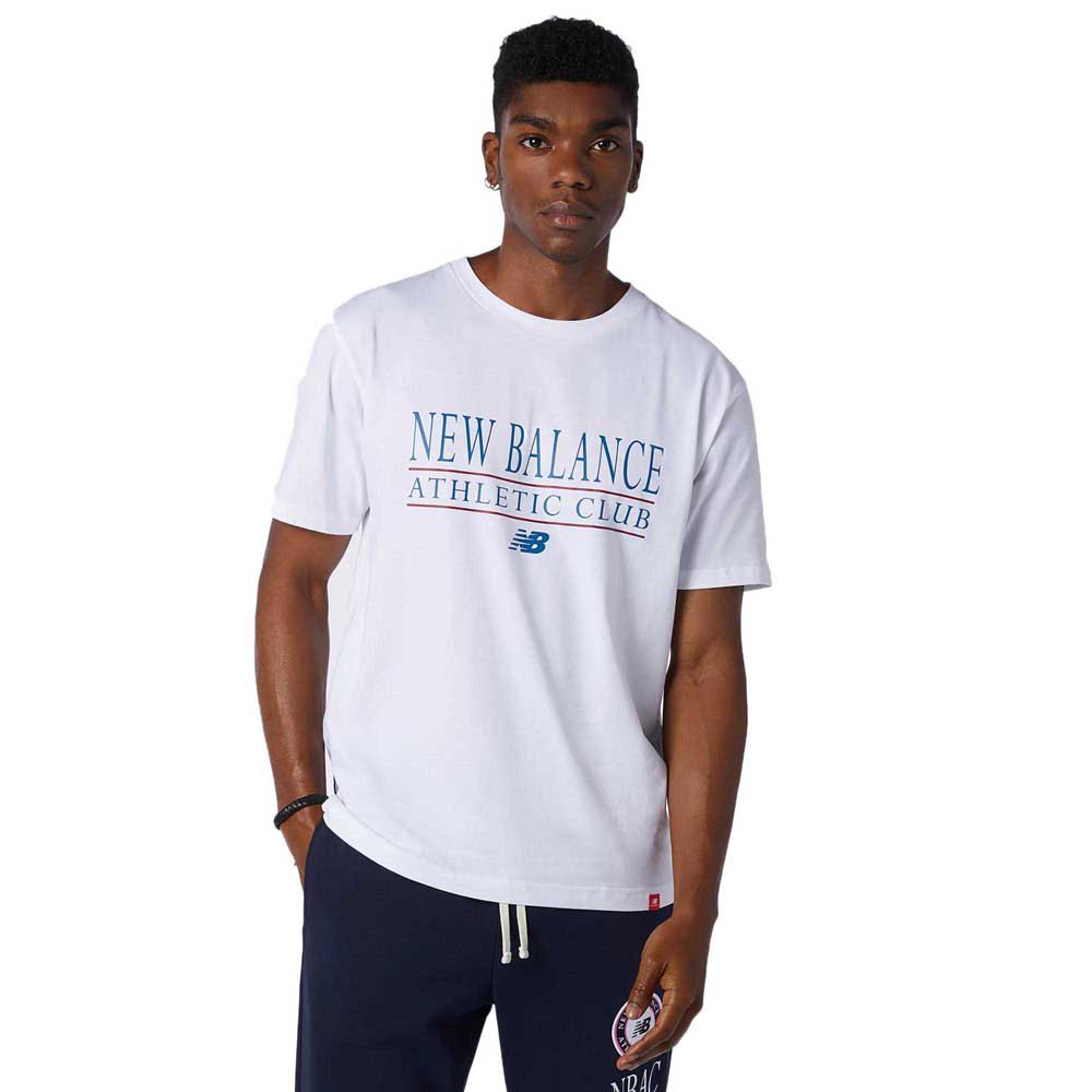 New Balance Essentials Athletic Club Kurzärmeliges T-shirt L Eclipse günstig online kaufen