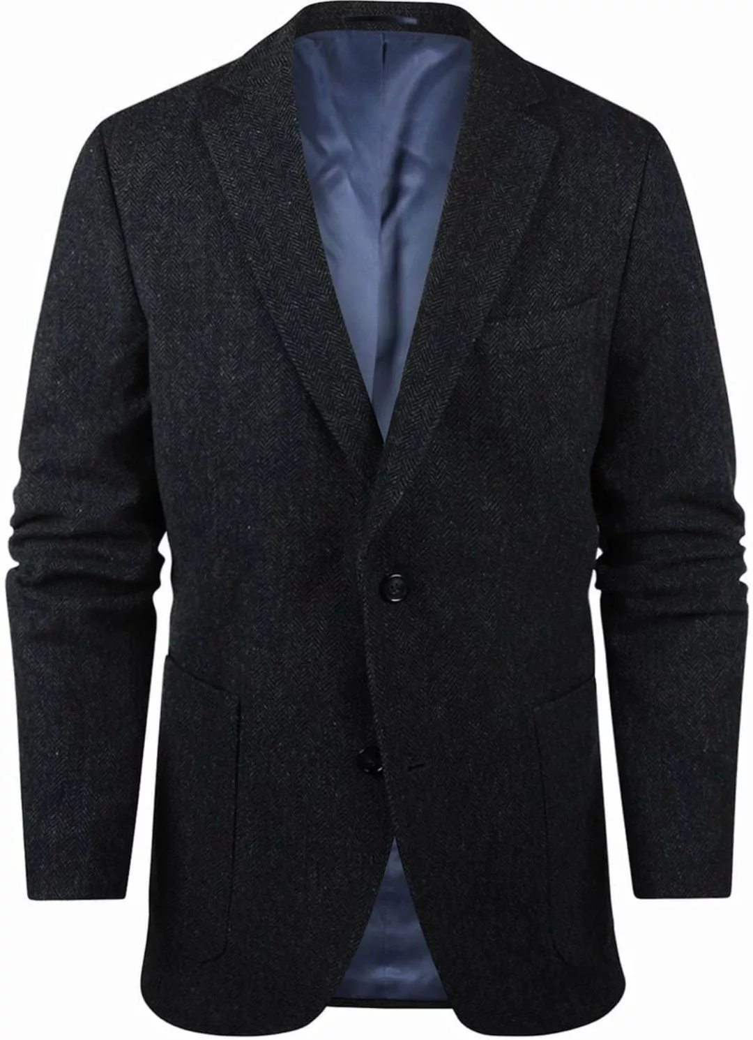 Steppin' Out Shetland Blazer Lammwolle Navy - Größe 54 günstig online kaufen