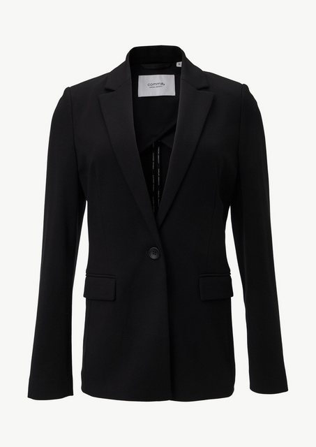 comma casual identity Blusenblazer Blazer aus Jersey mit Reverskragen Paspe günstig online kaufen