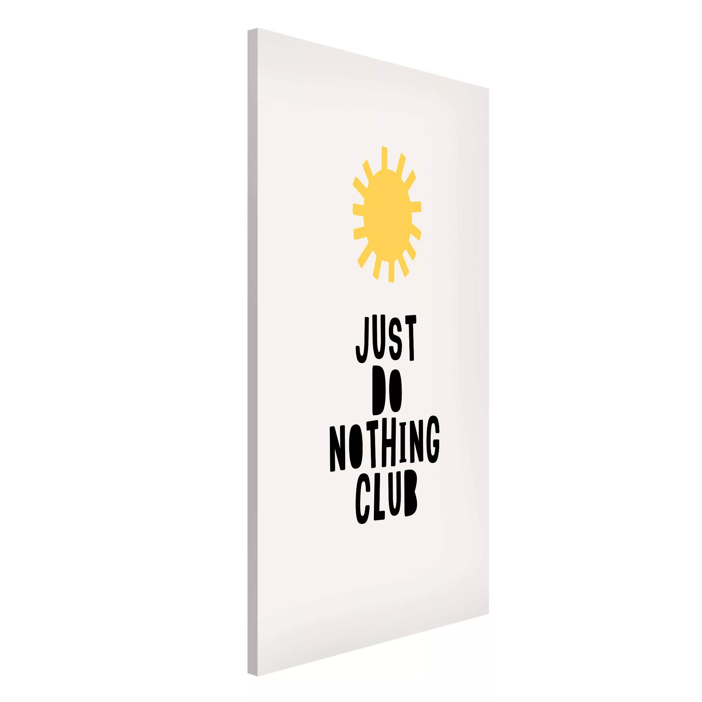 Magnettafel Do Nothing Club Gelb günstig online kaufen