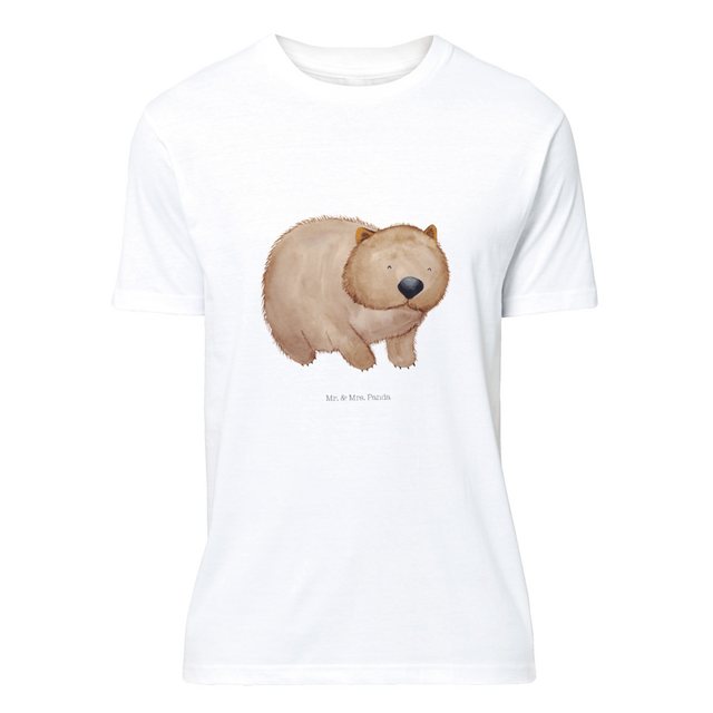 Mr. & Mrs. Panda T-Shirt Wombat - Weiß - Geschenk, Nachthemd, Damen, Herrn, günstig online kaufen