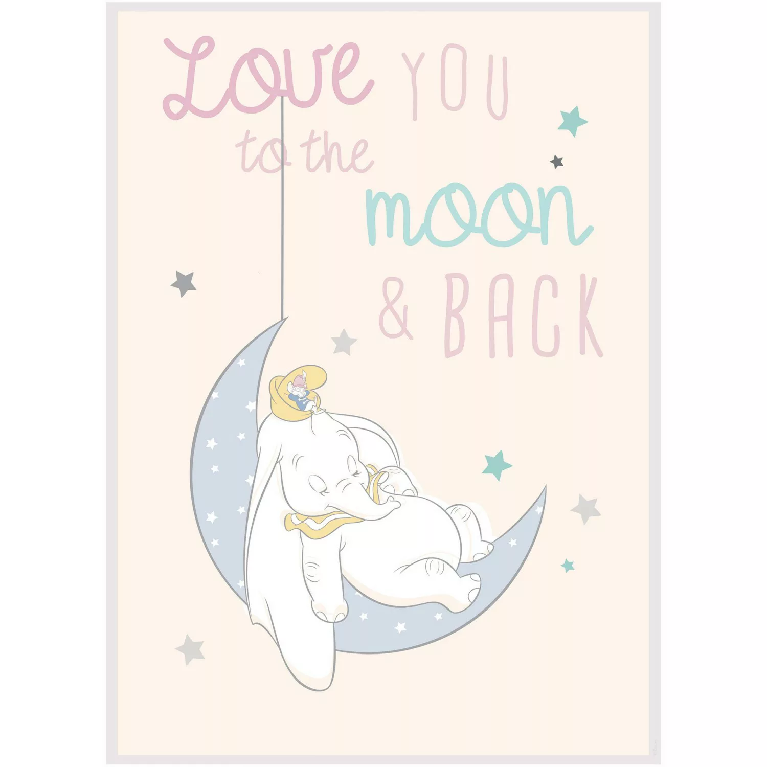 Komar Wandbild Dumbo Moon 40 x 50 cm günstig online kaufen