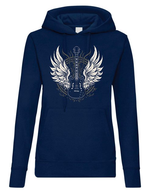 Youth Designz Kapuzenpullover Flügel Gitarre Damen Hoodie Pullover mit lust günstig online kaufen