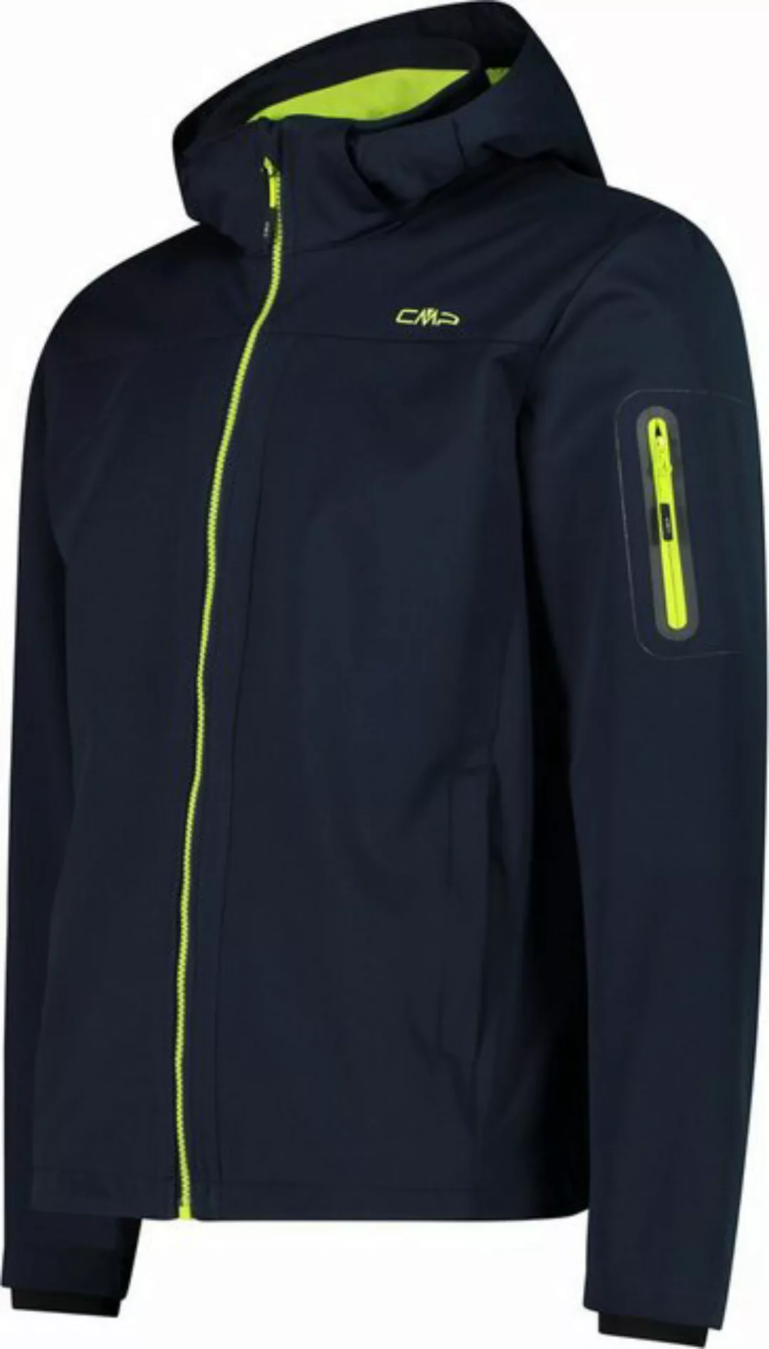 CMP Funktionsjacke MAN JACKET ZIP HOOD B.BLUE-LIME günstig online kaufen