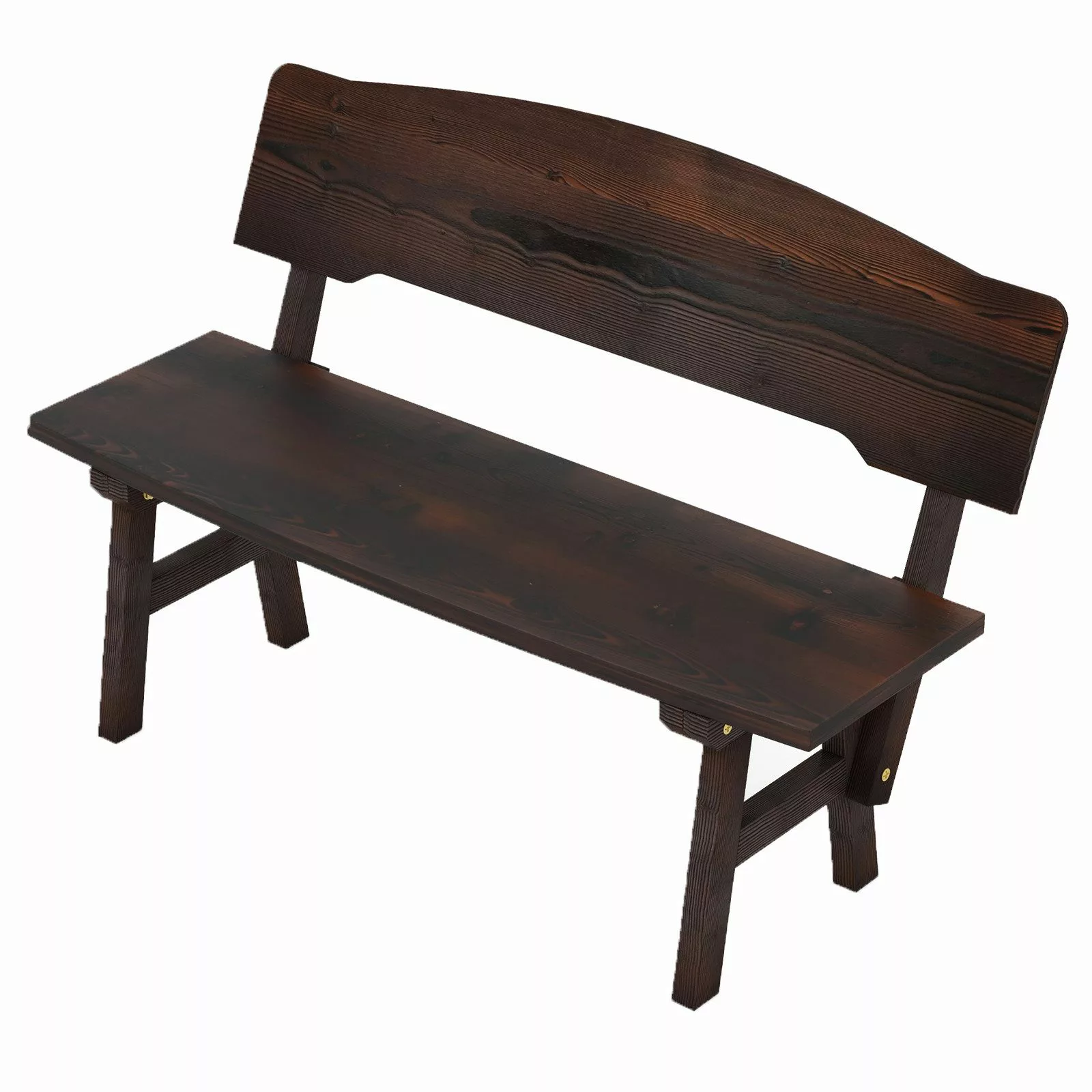 COSTWAY Gartenbank, Wetterfest, 2-Sitzer Holzbank mit günstig online kaufen
