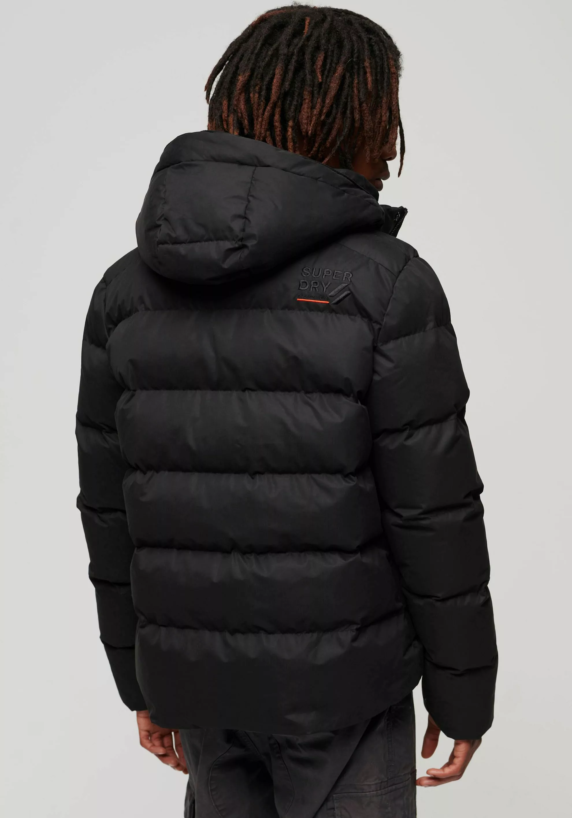 Superdry Steppjacke HOODED MICROFIBRE SPORT PUFFER günstig online kaufen