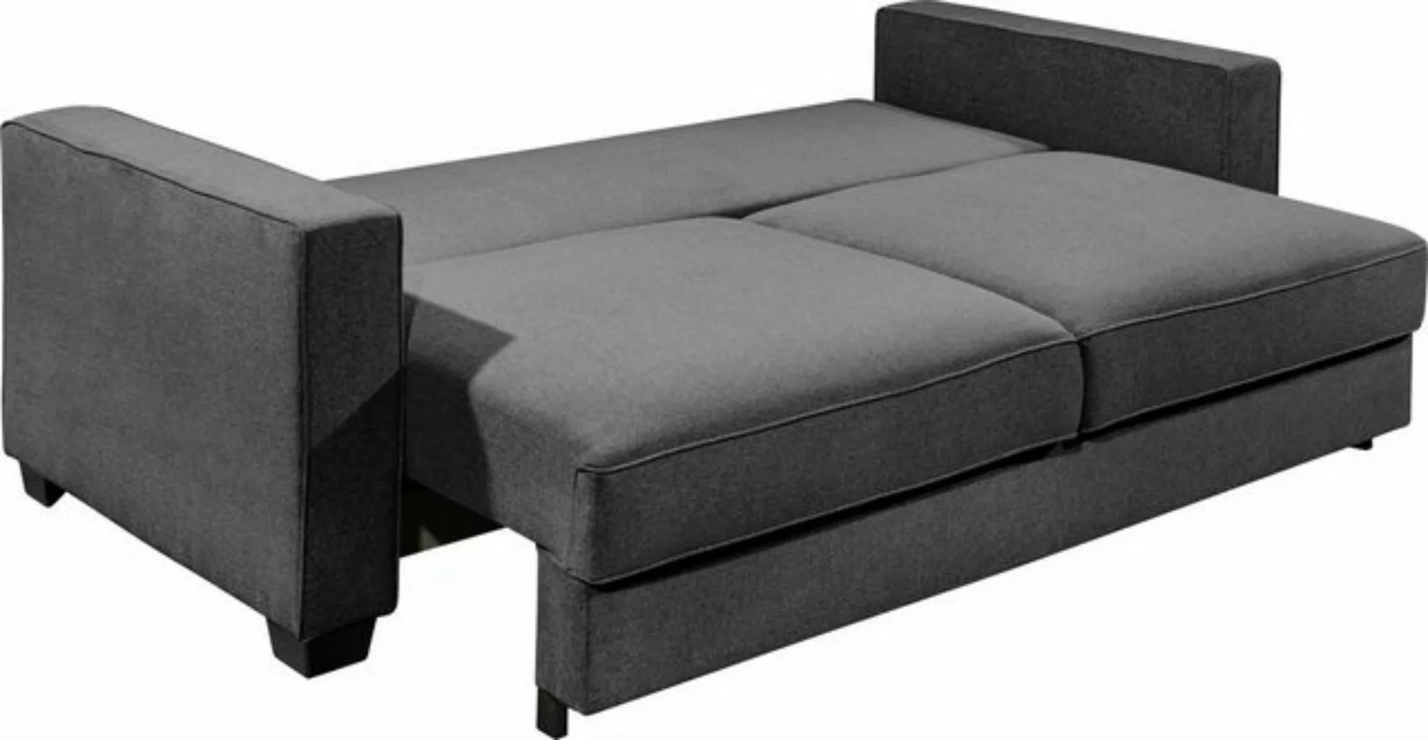 ED EXCITING DESIGN Schlafsofa "Melvin", mit Bettfunktion, Bettkasten, Rücke günstig online kaufen