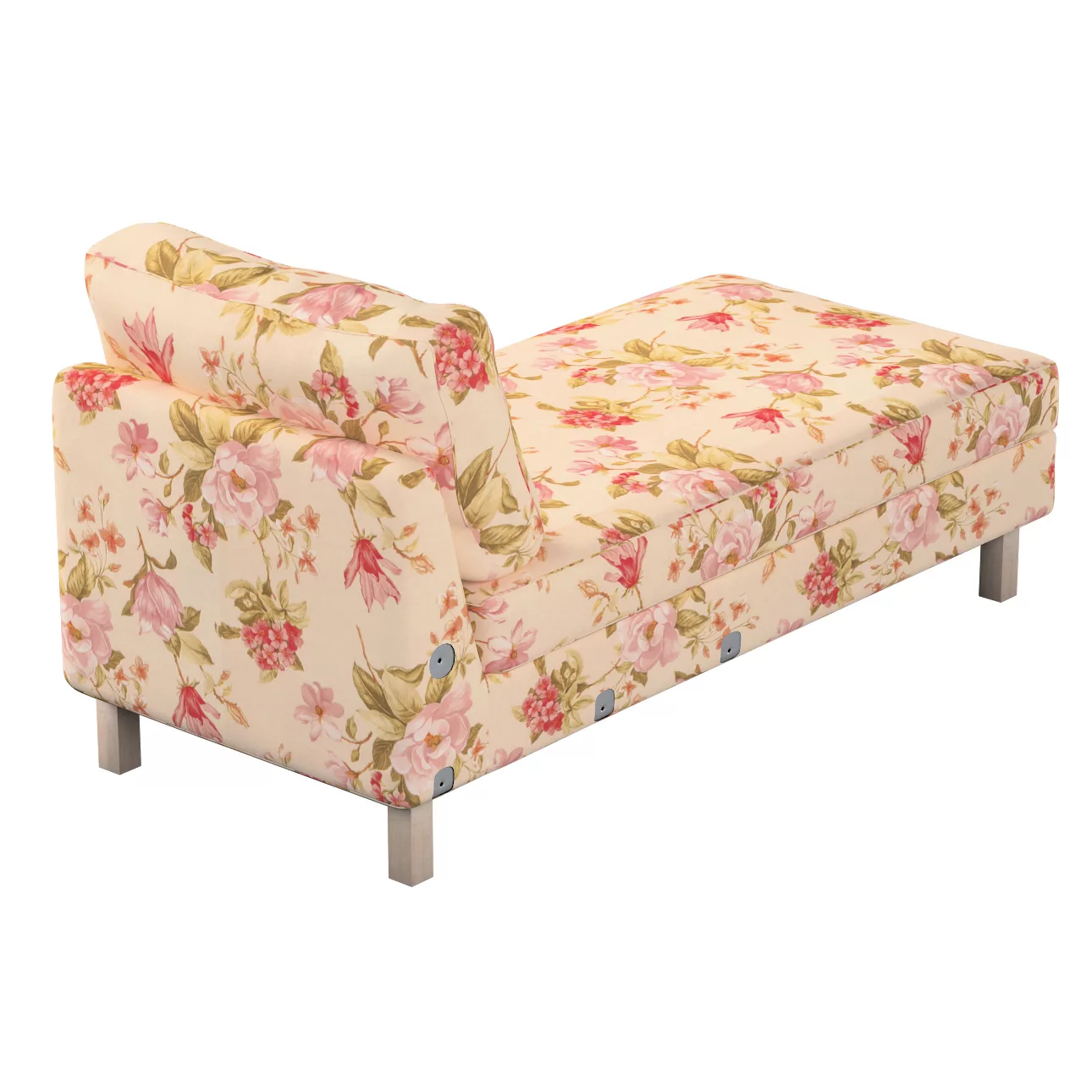 Bezug für Karlstad Recamiere Zustellsofa, kurz, creme-rosa, Bezug für Karls günstig online kaufen