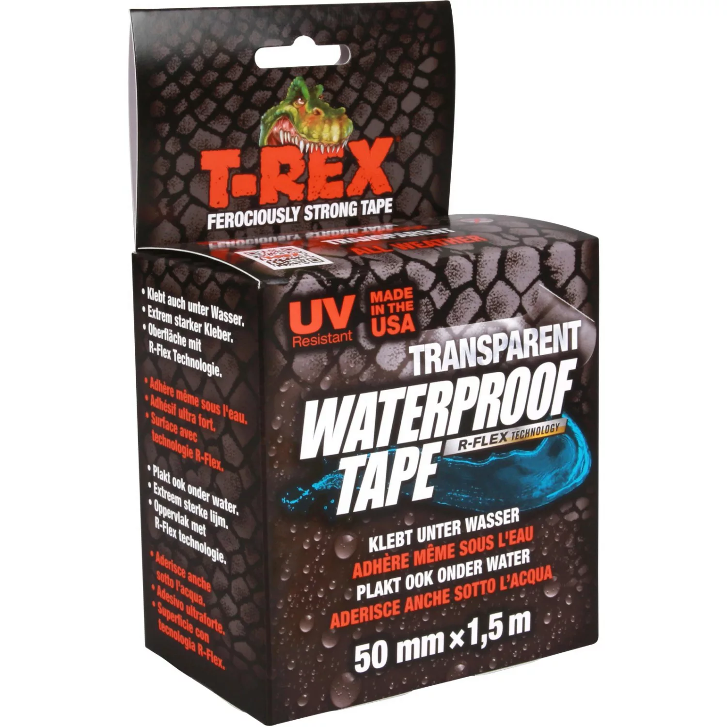 T-Rex Waterproof Tape Transparent 50 mm x 1,5 m günstig online kaufen