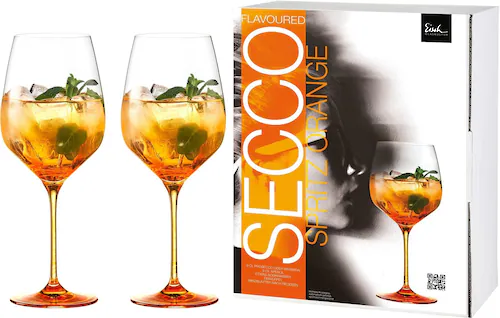 Eisch Aperitifglas »Secco Flavoured Spritz Orange«, (Set, 2 tlg.), Bleifrei günstig online kaufen