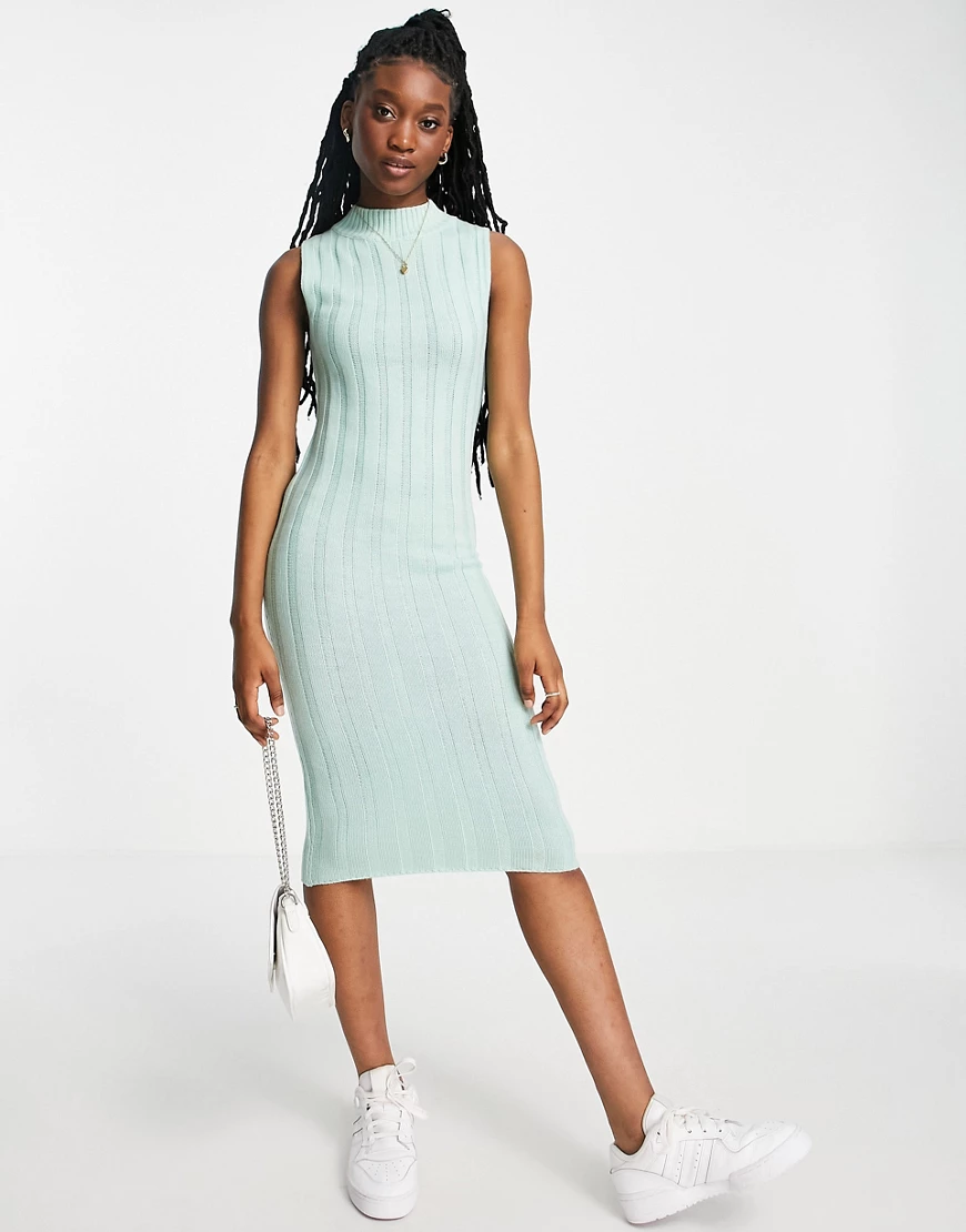 In The Style x Billie Faiers – Kurzes Bodycon-Kleid in Salbei-Grün günstig online kaufen