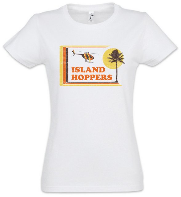 Urban Backwoods Print-Shirt Island Hoppers Hawaii Damen T-Shirt Tom TV Sell günstig online kaufen