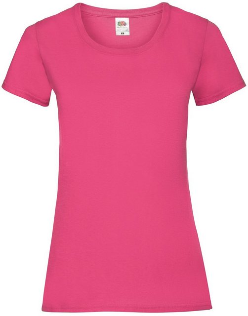 Fruit of the Loom Rundhalsshirt Fruit of the Loom Valueweight T Lady-Fit günstig online kaufen