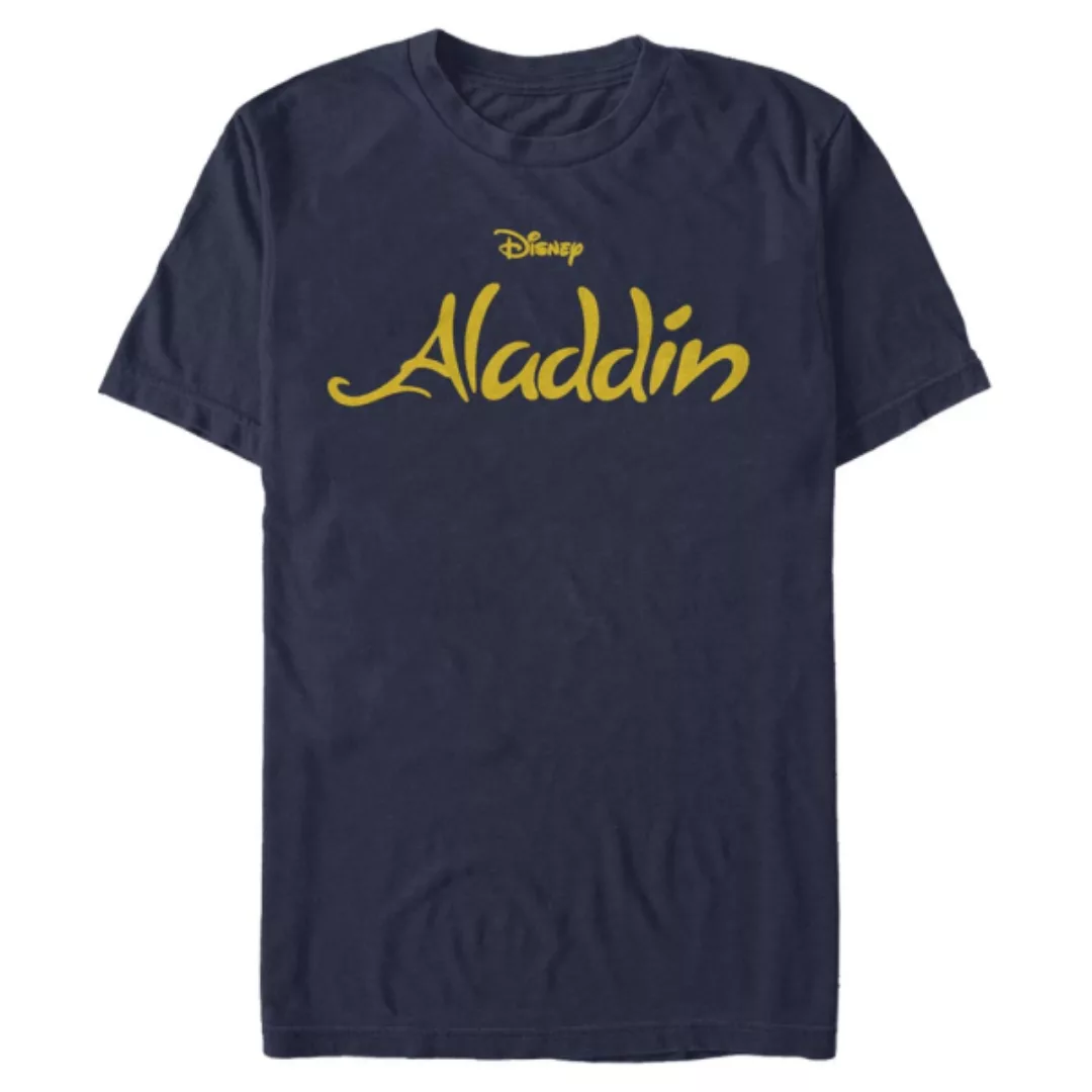 Disney - Aladdin - Text Simple Logo - Männer T-Shirt günstig online kaufen