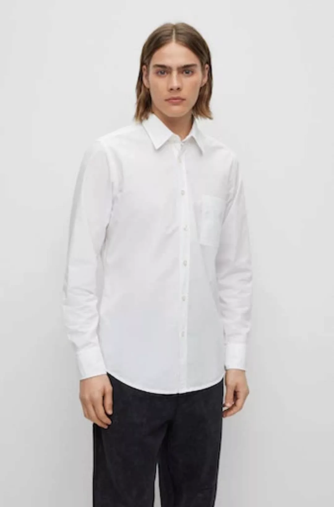 BOSS ORANGE Langarmhemd "Relegant 6", mit praktischer Brusttasche günstig online kaufen