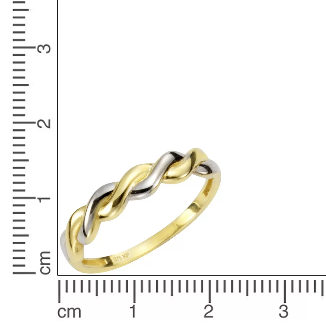 Fascination by Ellen K. Fingerring »375 Gelbgold zweifarbig geschwungen« günstig online kaufen