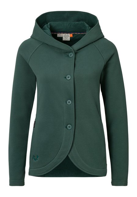 Ragwear Sweatjacke AVAN mit Kapuze und schön abgerundetem Saum günstig online kaufen