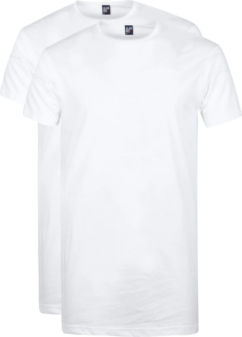 Alan Red Extra Lang T-Shirts Derby (2er-Pack) - Größe M günstig online kaufen