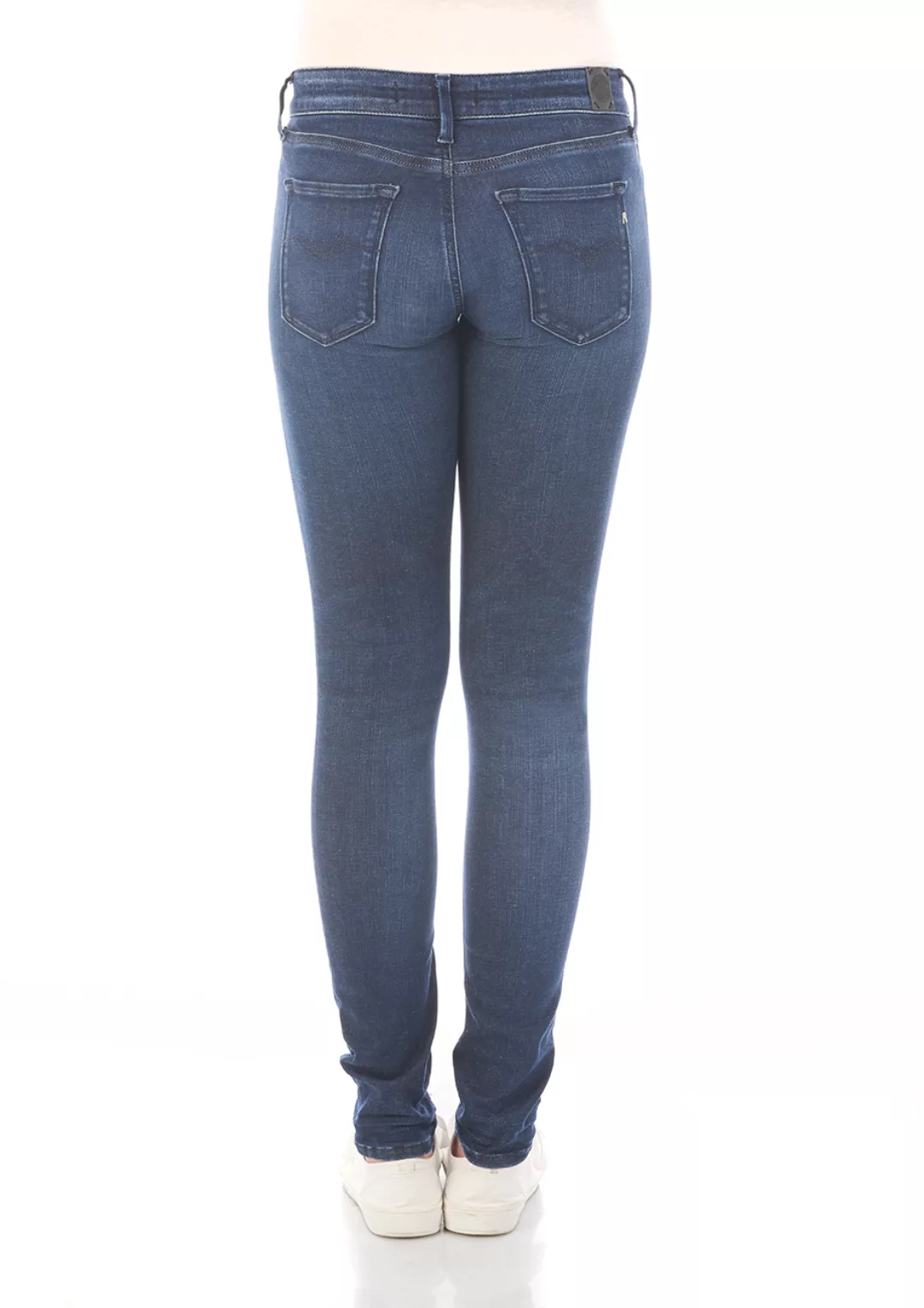 Replay Damen Jeans New Luz - Skinny Fit - Hyperflex - Blau - Dark Blue günstig online kaufen