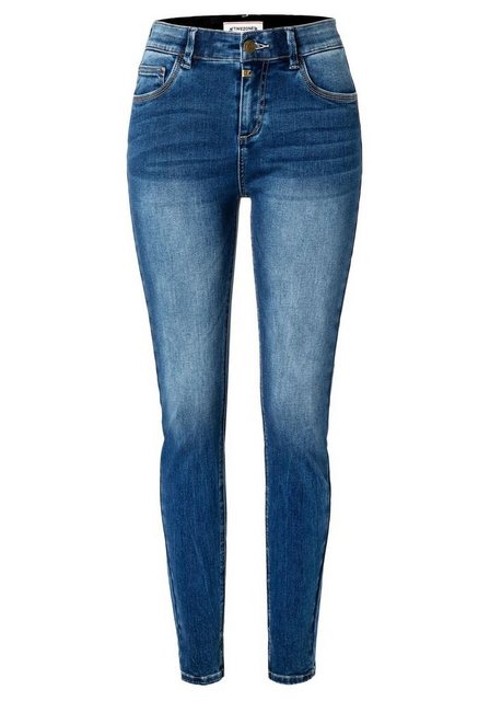 TIMEZONE Damen Jeans TIGHT ALEENATZ WOMANSHAPE - Tight Fit - Blau - Glow Bl günstig online kaufen