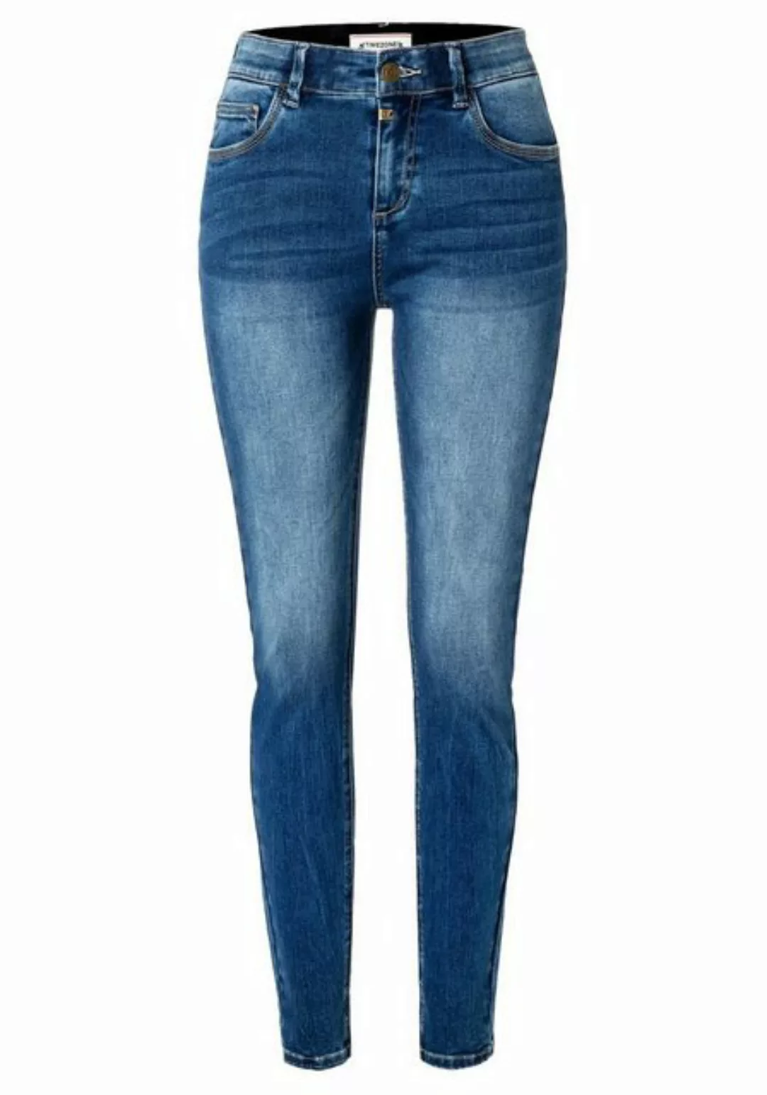 TIMEZONE Damen Jeans TIGHT ALEENATZ WOMANSHAPE - Tight Fit - Blau - Glow Bl günstig online kaufen