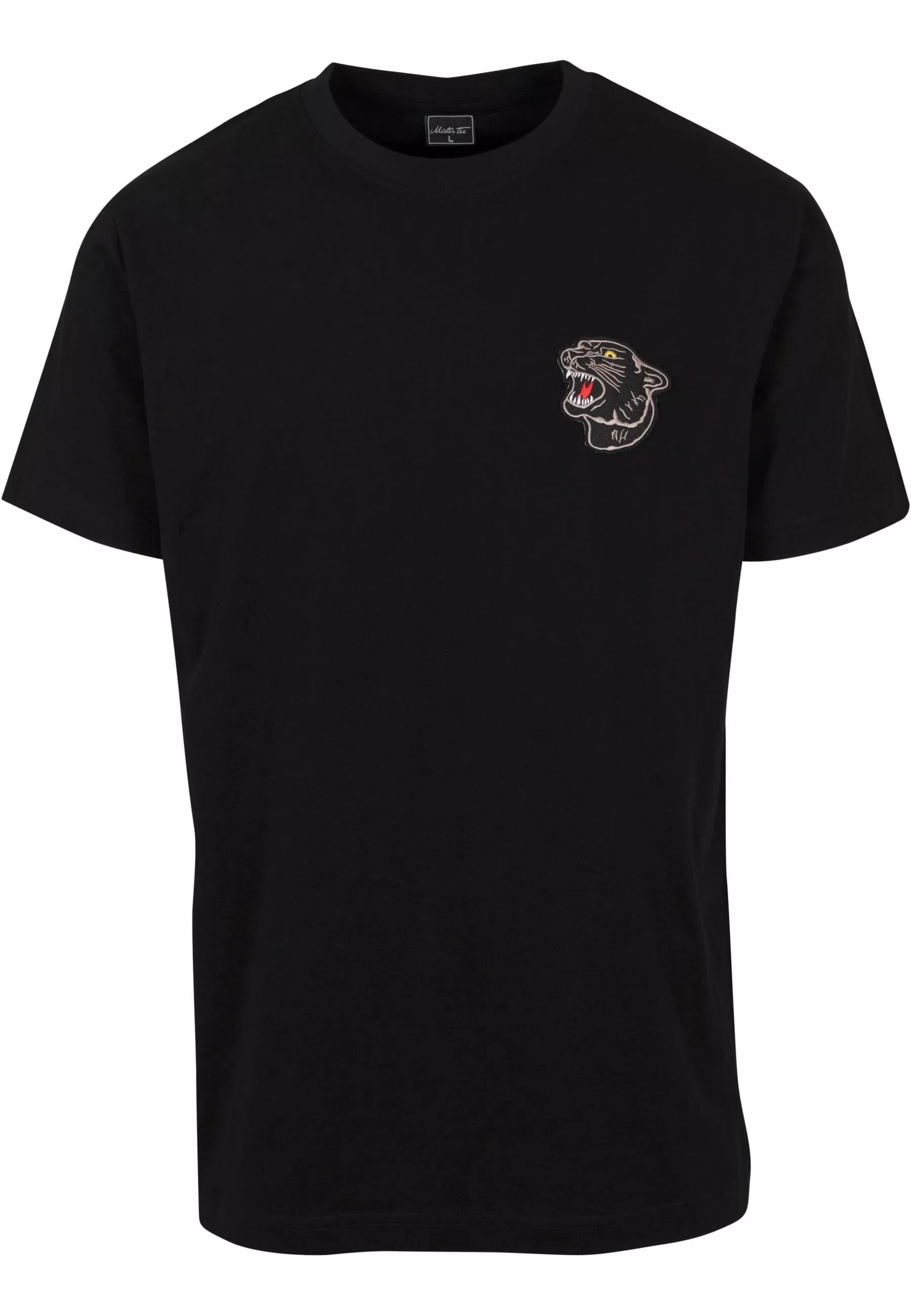 MisterTee T-Shirt "MisterTee Herren Embroidered Panther Tee" günstig online kaufen