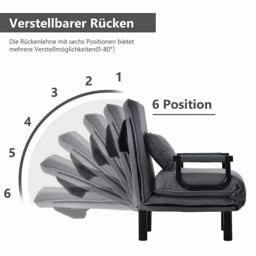 REDOM Schlafsofa Schlafsessel Sessel Polsterstuhl Stuhl Relaxsessel Bett Co günstig online kaufen