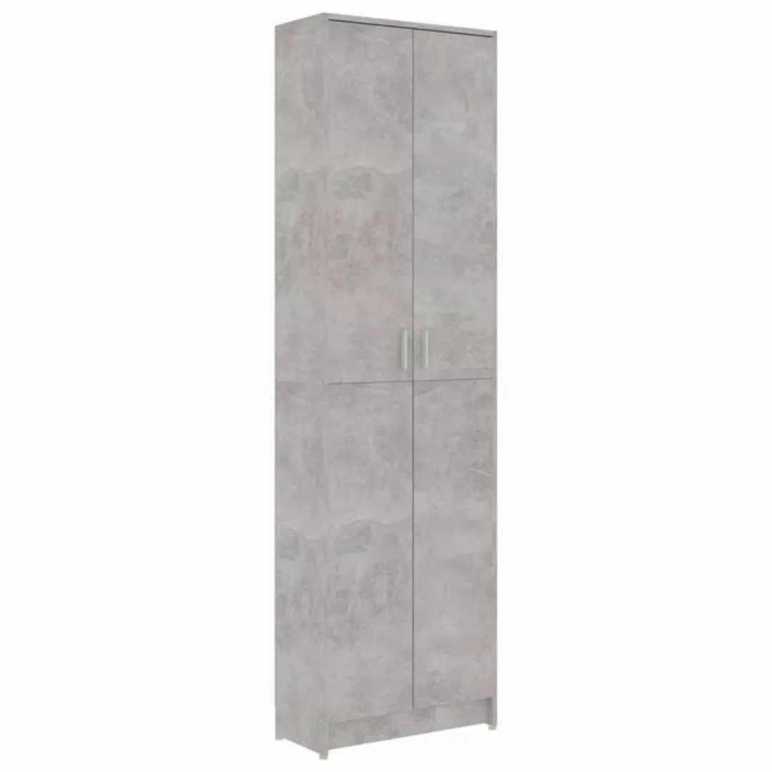 Garderobenschrank Betongrau 55x25x189 Cm Spanplatte günstig online kaufen